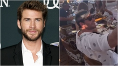 Λίαμ Χέμσγουορθ: Διασκεδάζει σε εστιατόριο της Μυκόνου - Δείτε βίντεο