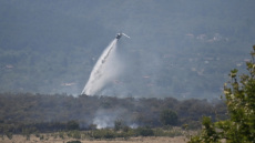 Υπό μερικό έλεγχο η φωτιά στο Λιτόχωρο 