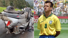  Σοβαρό τροχαίο για τον πρώην αρχηγό της Εθνικής Βραζιλίας, Κάρλος Ντούνγκα - Ανετράπη το όχημά του - Βίντεο 