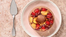 Ζελέ με βανίλια Μαδαγασκάρης και φρούτα