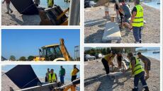 Μύτικας: Ξήλωσαν στο άψε σβήσε παράνομες ομπρέλες και ξαπλώστρες στην Παλιόβαρκα 