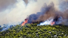 Φωτιά στην Εύβοια - Meteo: Σταδιακή εξασθένιση των άνεμων τις επόμενες ώρες