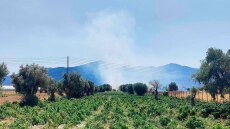 Μόνο καπνοί από τη φωτιά σε χορτολιβαδική έκταση στο Μαραθώνα - Σηκώθηκαν και εναέρια μέσα 