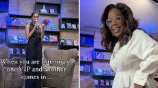 Μέγκαν Μαρκλ: Η άβολη στιγμή με την Όπρα να διακόπτει ομιλία της για να… κάτσει στην θέση της - Δείτε βίντεο