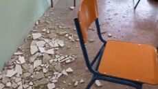 Θεσσαλονίκη: Έπεσαν σοβάδες σε σχολική αίθουσα εν ώρα μαθήματος - Δείτε βίντεο