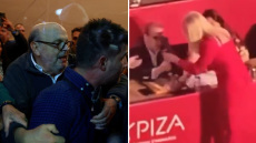 ΣΥΡΙΖΑ: Όταν ο Αντώναρος έκανε κεφαλοκλείδωμα στον πορτιέρη του συνεδρίου και η Τζάκρη άρπαξε το μικρόφωνο - Δείτε βίντεο