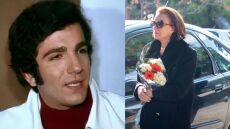 Μαίρη Βιδάλη: Συγκινημένη στην κηδεία του Πάνου Τουλιάτου - Συγγενείς και φίλοι λένε το τελευταίο «αντίο» στον ηθοποιό