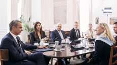 Μητσοτάκης: Συναντήθηκε με την πρόεδρο του Πανεπιστημίου Yale και τον Πρύτανη του ΕΚΠΑ