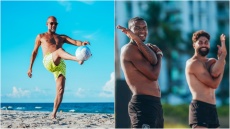 Χαλάρωση με ποδόσφαιρο στην άμμο και beach yoga για τη Μάντσεστερ Σίτι στη Φλόριντα - Βίντεο
