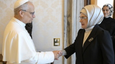 Η Τουρκία είναι σημαντική για τους Χριστιανούς, είπε ο Πάπας στην Εμινέ Ερντογάν