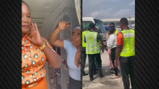 Επιβάτιδα αεροπλάνου στη Νιγηρία χαστούκισε αεροσυνοδό, επειδή δεν ήθελε να κλείσει το κινητό της - Την πήραν σηκωτή, δείτε βίντεο