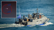 Βίντεο από τη στιγμή που ο Τούρκος κρατούμενος κολυμπάει στη θάλασσα με χειροπέδες για να δραπετεύσει