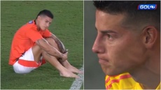 Χάμες Ροντρίγκες: Μια εικόνα που θύμισε Ινιέστα, μόνος στο κέντρο του γηπέδου μετά την πρόκριση στο Μουντιάλ - Δείτε βίντεο
