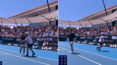 Australian Open: Ο Λουτσιάνο Νταρντέρι νίκησε τον αντίπαλό του και έτρεξε κατευθείαν για την τουαλέτα, βίντεο 