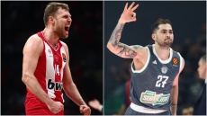 Euroleague: Νίκες για Ολυμπιακό και Παναθηναϊκο, παρέμεινε στην κορυφή η Χαποέλ, συνωστισμός στην 4άδα