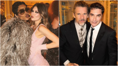 Κλέλια Ανδριολάτου και Χριστόφορος Παπακαλιάτης πόζαραν στο after party των BAFTA με Τεγιάνα Τέιλορ και Ίθαν Χοκ
