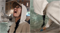 Η Κέιτι Πέρι έβαλε την πιστωτική της κάρτα στη Φοντάνα ντι Τρέβι γιατί δεν είχε ψιλά, δείτε βίντεο