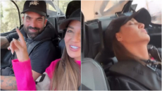 Το βίντεο του Δημήτρη Αλεξάνδρου με τη Ρία Ελληνίδου να κοιμάται δίπλα του στο αυτοκίνητο
