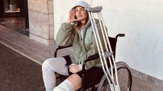 Η Κατερίνα Δαλάκα υποβλήθηκε σε επέμβαση στον μηνίσκο, η ανάρτηση μετά το εξιτήριο 
