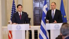 Γεραπετρίτης: Τα F-35 αναδεικνύουν τη σταθερή αμυντική σχέση μας - Ρούμπιο: Σπουδαίος σύμμαχος η Ελλάδα, απόλυτη αφοσίωση στην ενεργειακή συνεργασία των δυο χωρών


