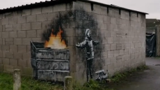 Νέα τοιχογραφία του Μπάνκσι στην Ουαλία