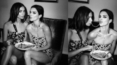 Jenner και Ratajkowski τρώνε το ίδιο μακαρόνι αλά... Λαίδη και Αλήτης