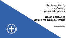 Άρση μέτρων: Δείτε εδώ σε PDF όλο το σχέδιο της κυβέρνησης