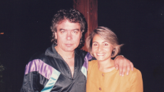 Η Λουκίλα Καρρέρ Πλέσσα αποχαιρετά τον Γιάννη Πουλόπουλο