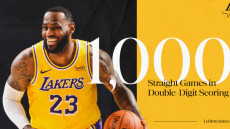 ΛεΜπρόν Τζέιμς: Ο «Βασιλιάς» έφτασε τα 1.000 συνεχόμενα παιχνίδια