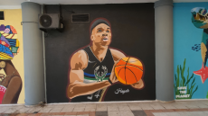 Θεσσαλονίκη: Mural με τη μορφή του Αντετοκούνμπο από τον street artist «Hayate» - Φωτογραφίες