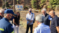 Αυτοψία στη δυτική Αττική: Επίσπευση των αντιπλημμυρικών έργων μετά τις φωτιές ζήτησε ο Στυλιανίδης