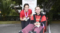 Η Δόμνα Μιχαηλίδου έτρεξε στον αγώνα των 5 χλμ του Αυθεντικού Μαραθωνίου