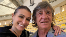 Ο Θωμάς Μαύρος στην «Αγιά Σοφιά», φωτογραφήθηκε κάτω από τη μορφή του