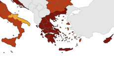 Κορωνοϊός - Χάρτης ECDC: Παραμένει στο βαθύ κόκκινο το μεγαλύτερο μέρος της Ελλάδας