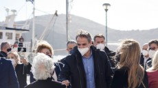Μητσοτάκης από Λήμνο: Aπό τους διασωληνωμένους αυτή τη στιγμή το 86% είναι ανεμβολίαστοι