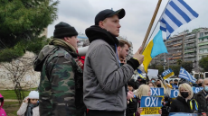 Θεσσαλονίκη: Ουκρανοί ψέλνουν τον εθνικό ύμνο της Ελλάδας και τραγουδούν Μίκη Θεοδωράκη - Δείτε βίντεο