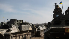 Ουκρανία: Ρώσοι στρατιώτες διέλυσαν διαδήλωση υπέρ του Κιέβου στην πόλη Ενερχοντάρ