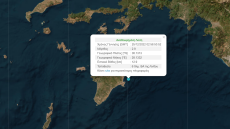 Σεισμός τώρα - Ρόδος: Δόνηση 2,9 Ρίχτερ