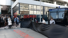 Φοιτητική διαμαρτυρία για την τραγωδία των Τεμπών - Φωτογραφίες και βίντεο