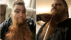 Μια 38χρονη Αμερικανίδα έσπασε το ρεκόρ Γκίνες για το πιο μακρύ γυναικείο μούσι - Είναι 30 εκατοστά!