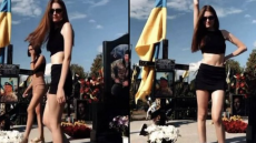 Ουκρανία: Σάλος με βίντεο που δείχνει αδελφές να κάνουν twerking σε νεκροταφείο πεσόντων στρατιωτών