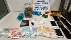 Άργος: Συνελήφθη σπείρα που θα διακινούσε δυο κιλά κάνναβης και κοκαΐνη