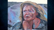 Μαρία Καβογιάννη: Το πρόσωπό της έγινε γκράφιτι ως μήνυμα κατά της έμφυλης βίας