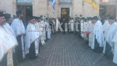 Κηδεύτηκε ο Μητροπολίτης Κυδωνίας και Αποκόρωνου Δαμασκηνός - «Η εκκλησία είναι φτωχότερη, αλλά ο παράδεισος πλουσιότερος»