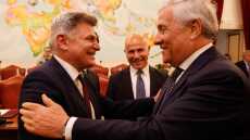 Συνάντηση Νικόλα Φαραντούρη - Αντόνιο Tαγιάνι στη Σικελία: «Είναι η ώρα της Ευρώπης»