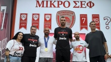 Ολυμπιακός: Μπαρτζώκας και Μιλουτίνοφ επισκέφτηκαν το «Μικρό ΣΕΦ» στην Κύπρο

