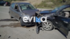 Τρεις τραυματίες μετά από σοβαρό τροχαίο πάνω από το χωριό Βουτά στην Εύβοια