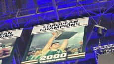 Ο Παναθηναϊκός κρέμασε ξανά το λάβαρο του Ντέγιαν Μποντιρόγκα στην οροφή του T Center
