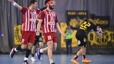 Χάντμπολ ανδρών, ΑΕΚ - Ολυμπιακός 26-29: Break στην παράταση και 1-0 στους τελικούς