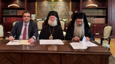 Ο Κυριάκος Πιερρακάκης στο Πατριαρχείο Αλεξάνδρειας – Η υπογραφή μνημονίων συνεργασίας